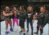 The Hart Foundation; British Bulldog, Jim Neidhart, leader Bret Hart, Brian Pillman and Own Hart